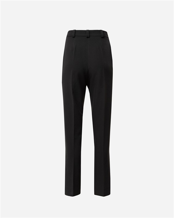 VK BLACK TAILORED PANTS WITH NERVIR